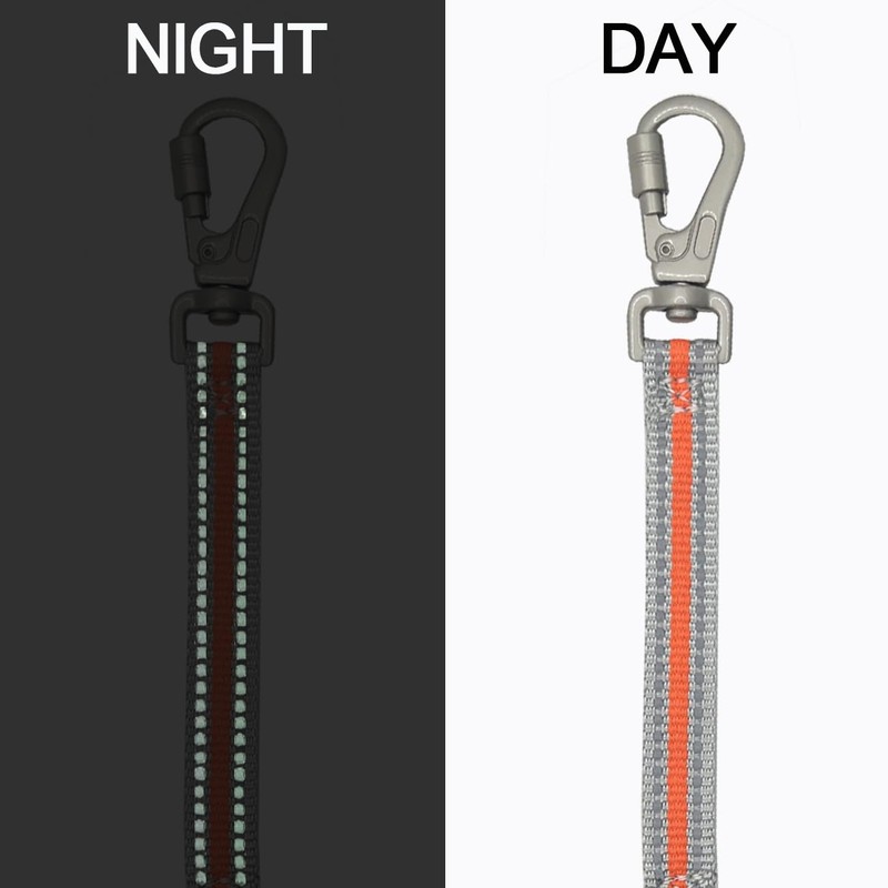 Heavy Duty Double Ended Collar Backup Clip for Dog Harnesses,