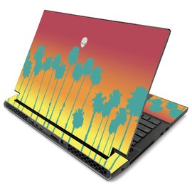 MightySkins Skin for Alienware m17 R2 (2019) - Sherbet Palms | Protective, Durable, and Unique Vinyl Decal wrap Cover | Easy to Apply, Remove, and Change Styles | Made in The USA