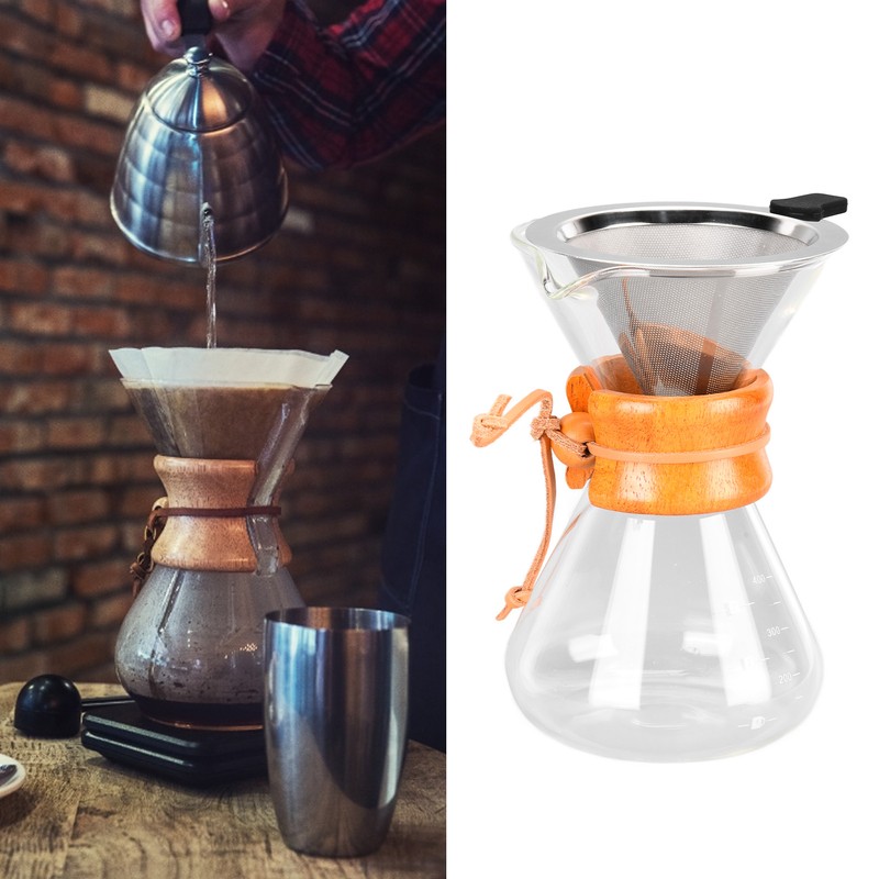 Coffee Pot Glass Coffee Kettle Pour Over Coffee Maker Simple