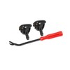 HEROFFIX 3pcs Front Windshield Wiper Washer Nozzle Spray Jet Kit