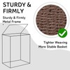 OIAHOMY Laundry Hamper with Lid, 110L(29.1 Gal) Large Wicker Laundry