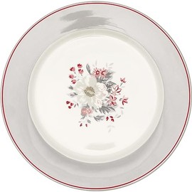 GreenGate Dinner Plate Abella White