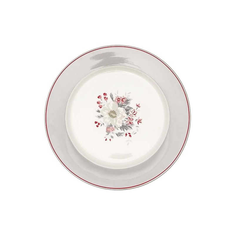 GreenGate Dinner Plate Abella White