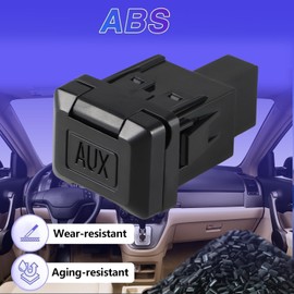 EVRBUL Aux Port Audio Input Jack Auxiliary Input Adapter Compatible with Honda CR-V 2009-2011 Civic 2006-2011 Replace#: 39112-SMA-003 39112-SNA-A01