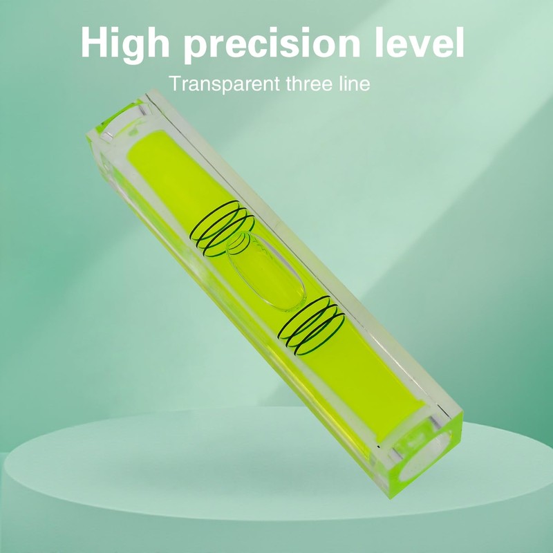 High precision mini bubble, double line small level bubble, three