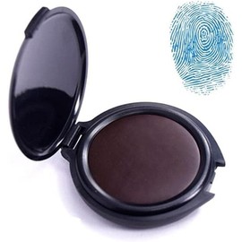 Fingerprint Ink Pad,Thumbprint Ink Pad,Blue Ink Pad,Black Ink pad Stamp pad ID Fingerprint Cards Law Enforcement Fingerprint Kit,Stamp Pad for Notary Supplies,Stamps annd Stamp Supplies 1Pc