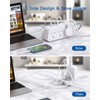 Addtam Extension Lead with USB Slots，6 Way Outlets 5 USB(5A,