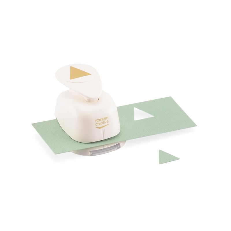Vaessen Creative Triangles Motif Punch, 2 x 1.9 cm, Punch