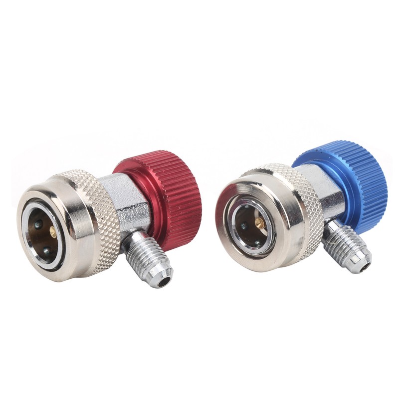 2pcs High Low Quick Coupler for R134A A/C Manifold Gauge