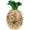 (pineapple) - YUFENG Hinged Trinket Box For Gifts Hand-painted Patterns