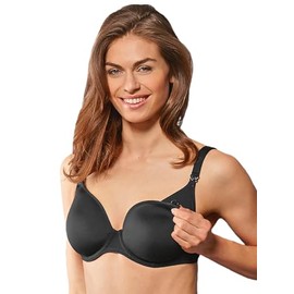 Anita Maternity Women's Maternity Bra with Underwire and Spacer Cup Pregnancy Bra, Black (Black 001)