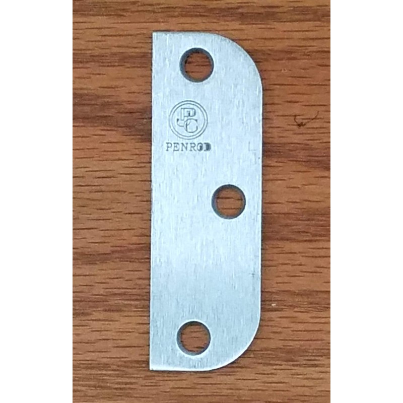 Hinge Blanks for Door Hinges, Satin Nickel, Filler Plates, 3.5