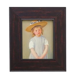 CANFRAVAS DIY Wood Plein Air Frame for Canvas 24x36, 3.1" Wide Antique Canvas Floater Frames, Canvas Floating Frame, Antique Picture Frame (24"x36", Black Walnut)