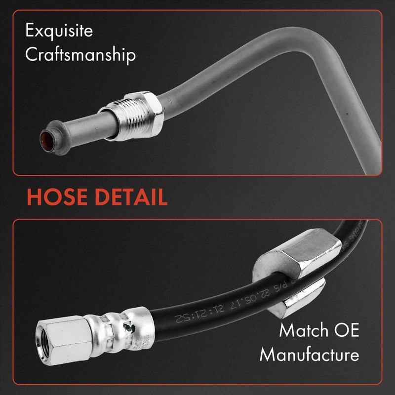 A-Premium Power Steering Pressure Line Hose Assembly Compatible with Ram