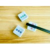 speed mao Cute Dog Dog Ceramic Chopsticks Rest Caratry Set
