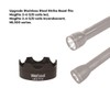 Weltool LB03PVD Flashlight Protection Flashlight Strike Bezel Black For Maglite