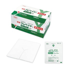 Sterile Cut Gauze (Cotton Non-woven) 373533 1 Box (1 Sheets/Bags 100 Bags, 50-Pack)