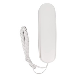 Wall Mounted Home Phone, Corded Telephone, FSK DTMF Dual System, PauseMute Function, Space Saving, Powered by Telephone Line, for HotelOffice