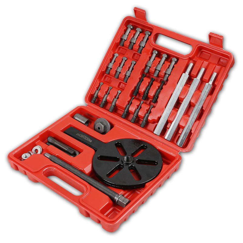 DKwoeshg Bearing Puller Kit, Inner Hole 3-Jaw Puller with Curved