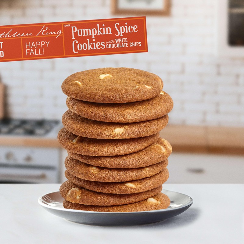 Tate's Bake Shop Pumpkin Spice Cookies, Limited Edition Cookies, 4-6.5