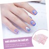 OHPHCALL DIY Nail Stickers for Women Girls 8 Sheets of