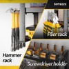 SOYEEZE Power Tool Organizer - 8 Drill & Screwdriver Wall
