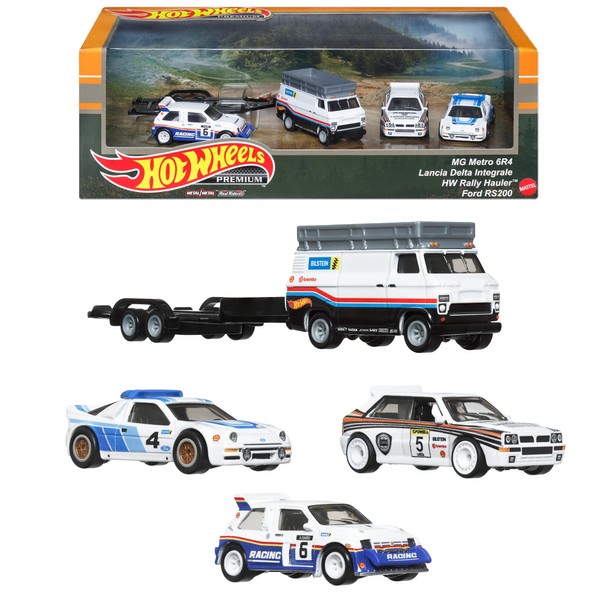 Hot Wheels 986Q-GMH39 Premium Collector Set, Assorted, 3 Years Old and Up