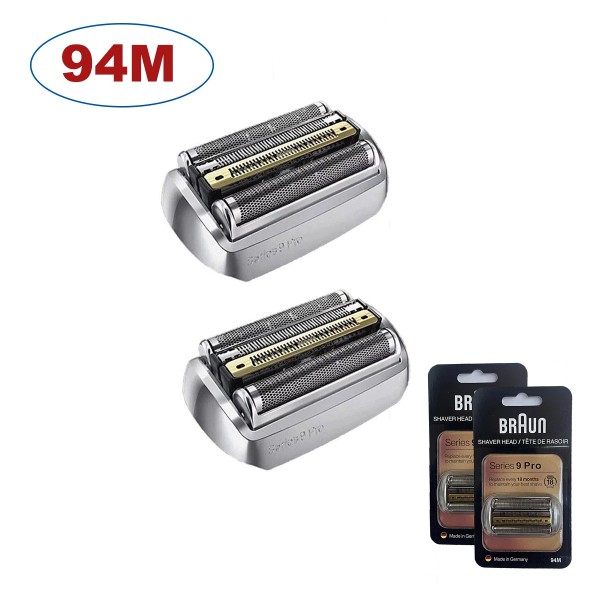 Unbranded 2PCS 94M Replacement Heads Compatible with Braun Series 9