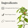 Mett Wellness Ashwagandha with Piperine | 60 Capsules | Supports