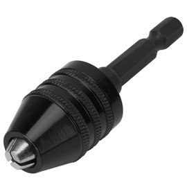 Herramienta de conversión de portabrocas sin llave, portabrocas, portabrocas sin llave de 1/4, adaptador de cambio de portabrocas pequeño para mini taladro eléctrico de impacto