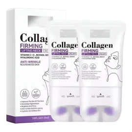 Crema De Colágeno Para El Cuello, 2 Unidades, Crema Reafirma