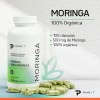 Moringa Orgánica Primetech 100 Cápsulas Con 500 Mg