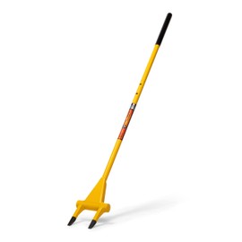 Honey Badger Demolition Fork, 56-inch 2-tine Wrecking Pry Bar, Multipurpose Tool for Flooring, Siding, Trim, Drywall, Roofing, and Decking