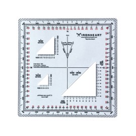 Ironheart Military Protractor Accurately Cut for Land Navigation