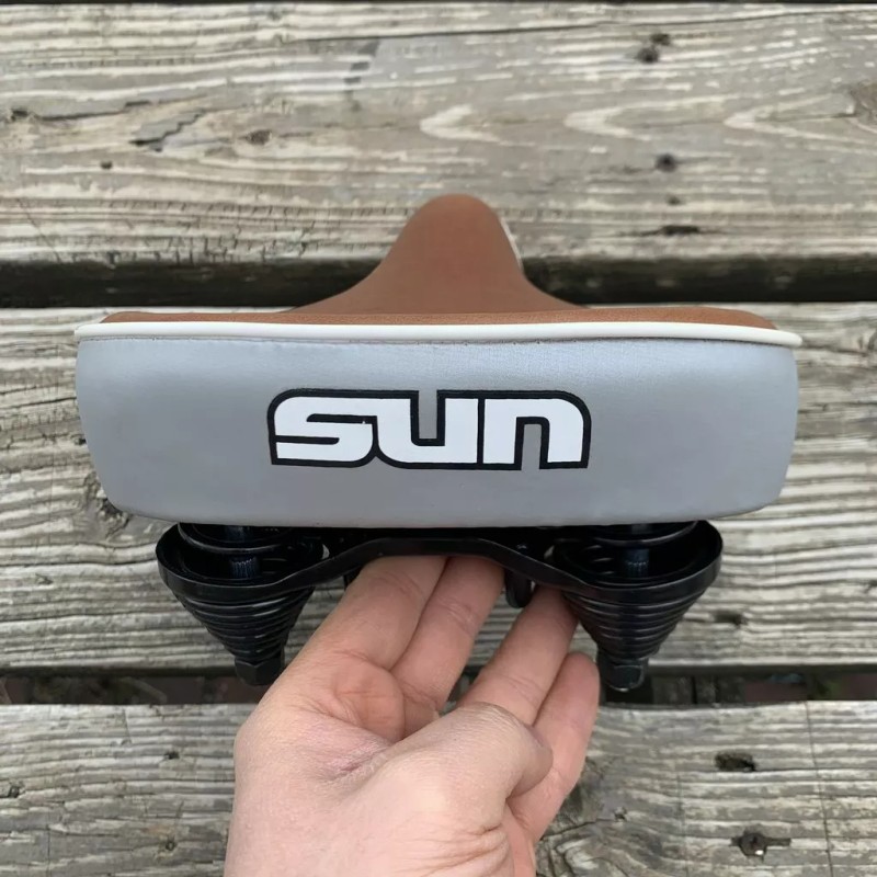 Sun BIKE SEAT COMFORT HEAVY DUTY QUALITY SPRINGS NEW