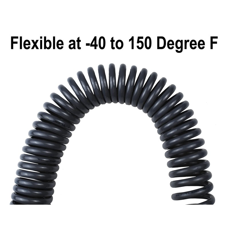 YOTOO Polyurethane Recoil Air Hose 3/8" Inner Diameter by 25'