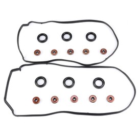 AUCERAMIC VS50773R Juego de juntas de tapa de válvula compatible con Honda Accord Odyssey Crosstour Pilot Accord Crosstour Ridgeline 09-15 Acura MDX RDX RL TL TSX ZDX 3.5L 3.7L V6 12030-RJA-000