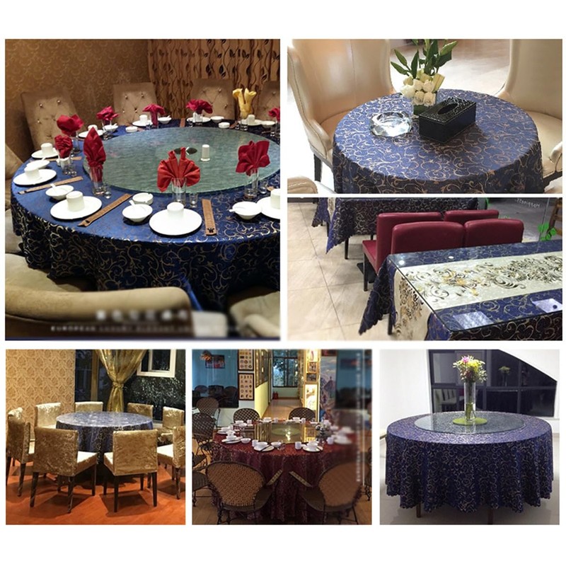 BHOMTY Rectangular Tablecloth Hotel Tablecloths Ideal for Home, Events, Conferences,