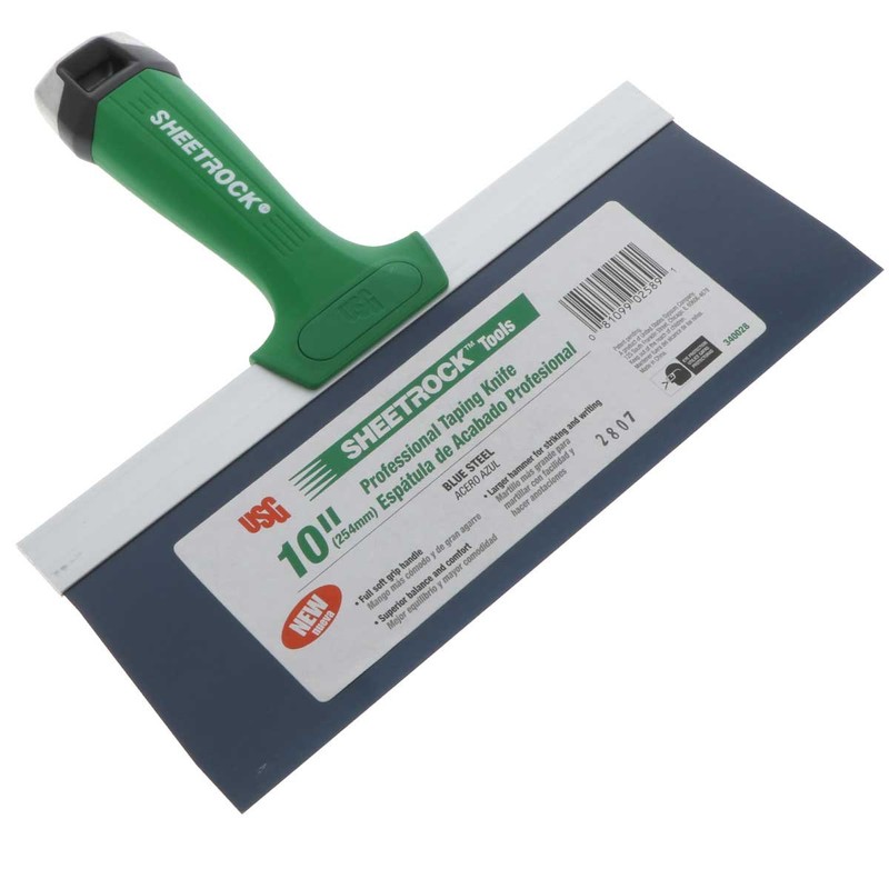 USG Sheetrock Pro Series Blue Steel Drywall Taping Knife with