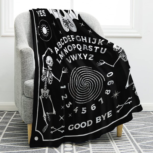 Jekeno Ouija Board Blanket Gifts for Women Men Kids Girls