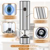 Electric Pepper Grinder & Salt Mill - Battery Operated Stainless
