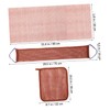 minkissy 1Set African Net Sponge Exfoliating Washcloth Durable Shower Back