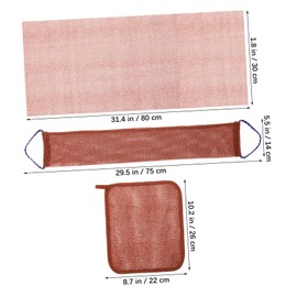 minkissy 1Set African Net Sponge Exfoliating Washcloth Durable Shower Back Scrubber for Body Foot Face Cleansing Skin Exfoliator for Enhanced Lathering Experience