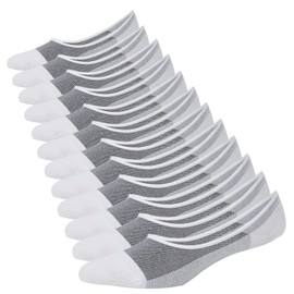 Jormatt 6 Pairs No Show Socks Mens Cotton Athletic Sports Trainer Socks, Low Cut Invisiable Socks With Non Slip Grips, mens shoe size 9-13