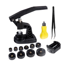 Alwesam Watch Cover Press, 18-Piece Watch Repair Kit with Watch Opener, Watch Cover Press, 12 Pieces Pressure Plates, 经ộ的