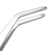 uxcell 8-Inch Stainless Steel Tweezers with Curved Serrated Tip Daily