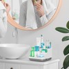 Chintu Bathroom Toothbrush Holders for Countertop - Electric Toothbrush Organizer