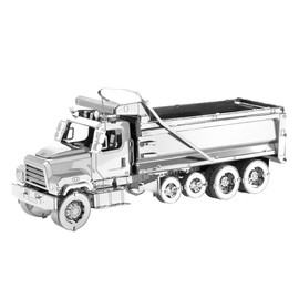 Metal Earth Fascinations MMS146 502594 - Freightliner 114SD Dump Truck, lasergeschnittener 3D-Konstruktionsbausatz, Modellbausatz, Metall Puzzle, 3D Metall Modell, 3 Metallplatinen, ab 14 Jahre