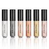 Xzeemo 6 Colours Liquid Eyeshadow Set, Diamond Sparkling Liquid Eyeshadow,