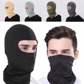 [Damulgo] Cooling Balaclava All-Season Face Mask Multi-Scarf for Summer UV Protection Cooling Balaclava Light Gray 4ea